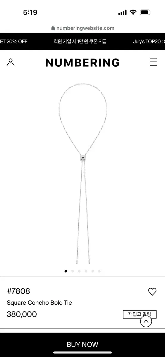 ネックレス・ペンダント Numbering Square Concho Bolo Tie #7808 SA5B0010 Bolo Tie Concho Southwestern Design With Personalized Color